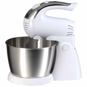 Brentwood 5-Speed Stand Mixer Stainless Steel Bowl 200W in White D970-SM-1152 Brentwood 5-Speed Stand Mixer Stainless Steel Bowl 200W in White D970-SM-1152