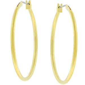 Basic Golden Hoop Earrings R599-E01620O-V00 Basic Golden Hoop Earrings R599-E01620O-V00