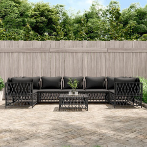 Garden Lounge Set Anthracite A949-3186925