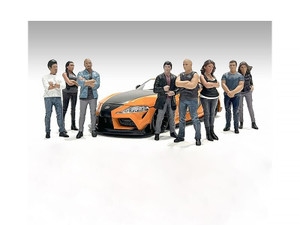 "Car Meet 3" 8 piece Figure Set for 1/18 Scale Models by American Diorama F977-76326-76327-76328-76329-76330-76331-76332-76333