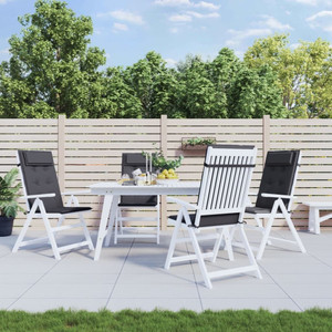 Highback Chair Cushion Set of 4 Anthracite A949-361875