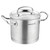 Korkmaz Proline Professional Series 4.8 Liter Stainless Steel Extra Deep Casserole with Lid in Silv D970-A1165