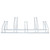  Bicycle Stand for 5 Bikes Floor Freestanding Galvanized Steel A949-4005576