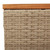  Garden Table Beige and Brown PE Rattan Small Durable A949-366064