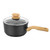 Korkmaz Montana 2 Piece 2 Liter Aluminum Nonstick Saucepan with Lid and Faux Wood Handles D970-A1240