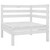 Garden Lounge Set White Solid pinewood Large Modular A949-3082703