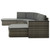Patio Sofa Set of 4 Gray PE rattan Large Waterproof materials A949-312176