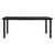 Dining Set Black Poly rattan, powder-coated steel, glass A949-3060253
