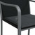 Garden Chair Set of 4 Black A949-3187075