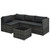 Garden Lounge Set Grey, Anthracite, Black A949-48148