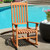 Outdoor Rocking Chair Single Rocker for Patio Deck  - Color: Natural D681-HW63701