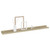 Wall Shelf Set of 4 Sonoma oak MDF 31.5 in x 3.5 in x 1.2 in A949-326686