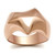 GL161 - IP Rose Gold(Ion Plating) Brass Ring with No Stone A874-GL161