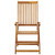 Garden Chair Set of 4 Natural Wood Solid Acacia Wood Medium A949-3065353