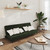 Sofa Bed Dark green Velvet (100% polyester), wood, plastic A949-375734