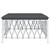 Garden Footstool White Woven fabric, powder-coated steel, textilene A949-364140