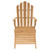 Garden Chair Teak Solid Teak wood Standard Ergonomic A949-316165