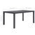  Garden Table Brown Plastic 59.1 x 35.4 x 28.3 in Durable A949-45606
