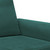 2-seater Sofa Dark Green Velvet (100% polyester), Metal 2-seater A949-359531