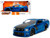 2006 Ford Mustang GT Blue Metallic with Matt Black Hood and Stripes "Bigtime Muscle" Series 1/24 Di F977-34195