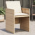 Patio Chair Beige, Cream White A949-4007439
