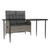 Garden Dining Set Grey, Black, Dark grey A949-3203502