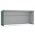 Garden Shed Green Galvanized steel and metal Large Garden Shed A949-316229