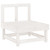 Garden Middle Sofa White Solid Pine Wood Medium Modular A949-825374