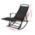 Garden Chair Black Steel Standard Foldable Garden Chair A949-42158