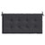 Garden Bench Cushion Black Oxford Fabric (100% Polyester) A949-47618