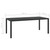  Garden Dining Table Black Aluminum and WPC A949-42792