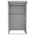 Garden Shed Grey Galvanized steel, metal Medium Storage A949-316218