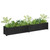 Planter Set of 2 Black Solid pinewood 78.7x12.2x12.2 in A949-810768