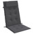 Highback Chair Cushion Set of 4 Anthracite A949-361875