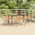 Garden Dining Set Black A949-3157849