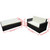  Garden Sofa Set Black Sofa with Cream Cushions A949-42734