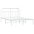  Metal Bed Frame without Mattress with Headboard White 59.1"x78.7" A949-353686