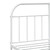  Metal Bed Frame without Mattress with Headboard White 59.1"x78.7" A949-353686