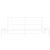 Bed Frame White Powder-coated steel Full Bed Frame Rectangular A949-376281