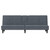 Sofa Bed Dark Grey Velvet, Plywood, Plastic, Foam Standard A949-351921