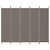 5-Panel Room Divider Anthracite 98.4"x86.6" Fabric A949-350204