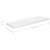 Wall Shelf Set of 2 High gloss white Honeycomb MDF, metal Medium A949-323752