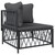 Garden Lounge Set Anthracite, Dark grey A949-3186845
