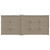 Highback Chair Cushion Set of 4 Taupe Polyester 47.2x19.7x1.2 in A949-47541