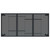 Garden Table Anthracite Powder-Coated Steel 65.0 x 31.5 x 28.3 in A949-362746