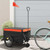 Bike Trailer Black and Orange 99.2 lb Iron A949-94103
