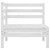 Garden Lounge Set White Solid pinewood Modular Garden Lounge Set A949-3082613