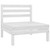 Garden Lounge Set White Solid pinewood Modular Garden Lounge Set A949-3082613