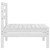 Garden Lounge Set White Solid pinewood Modular Garden Lounge Set A949-3082613