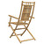 Garden Chair Set of 2 Natural Bamboo Bamboo Medium Foldable A949-368038